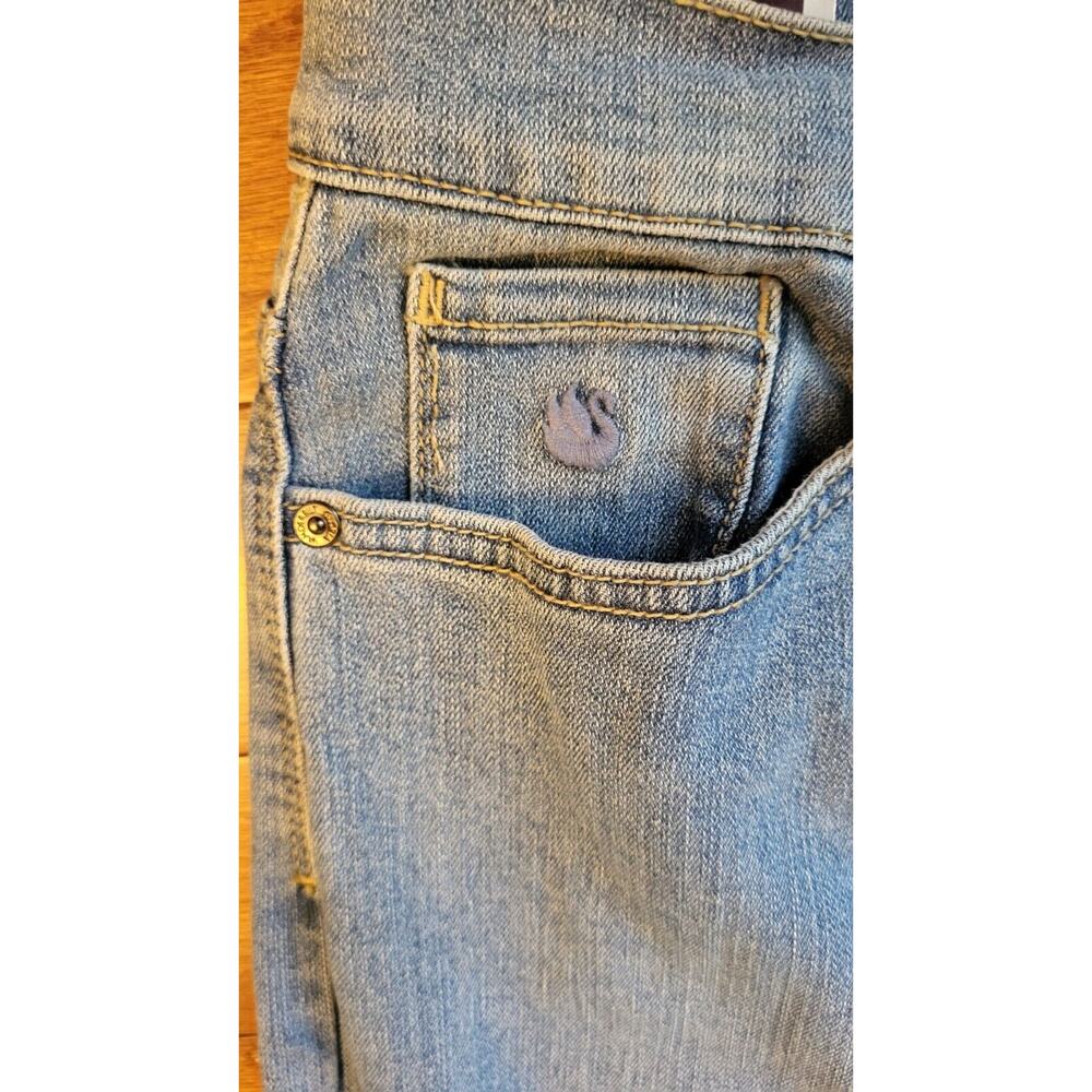 Gloria Vanderbilt Amanda Jeans Lt Wash Size 14 Stretch Classic Fit/Tapered Leg - Picture 7 of 13